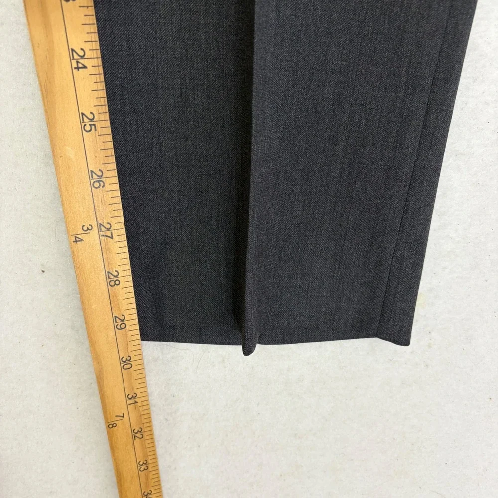 Banana Republic Tailored Suit Men 38S 31x29 Charcoal Gray Cerruti Italia Fabric